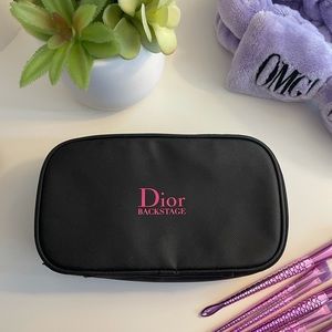 Dior cosmetic makeup bag